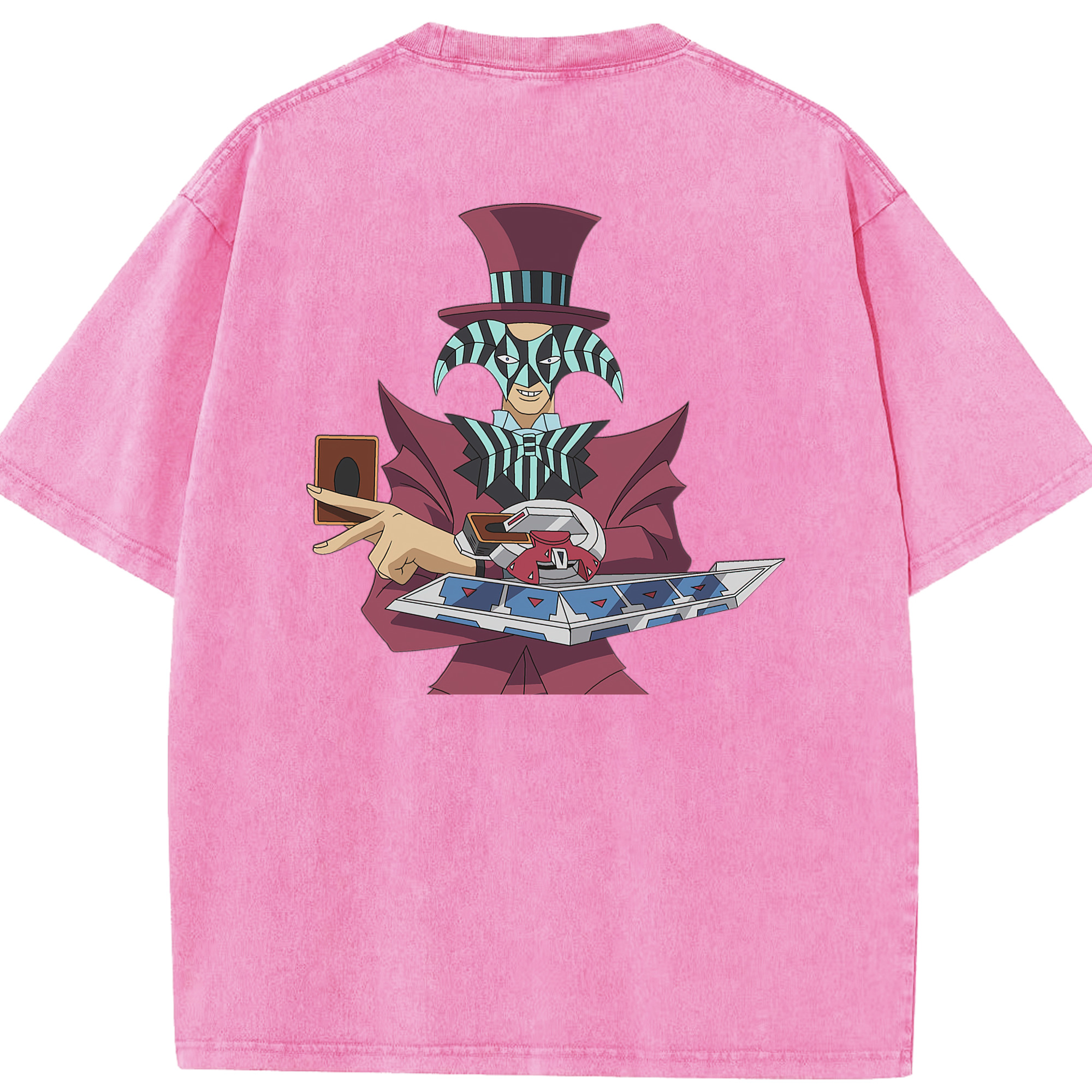 （画像用） 遊☆戯☆王 Yu-Gi-Oh! 綿100% ヴィンテージ風 半袖Tシャツ（背面プリント）